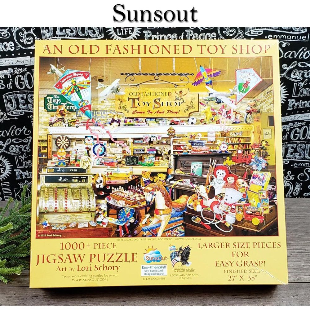 Sunsout An Old Fashioned Toy Shop 1000 Piece Puzzle